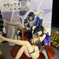 Genshin Impact Yelan Gk Figure With Chair Anime Girl Statue Desktop Decor Car Ornament Pc Case Model For Anime Fans