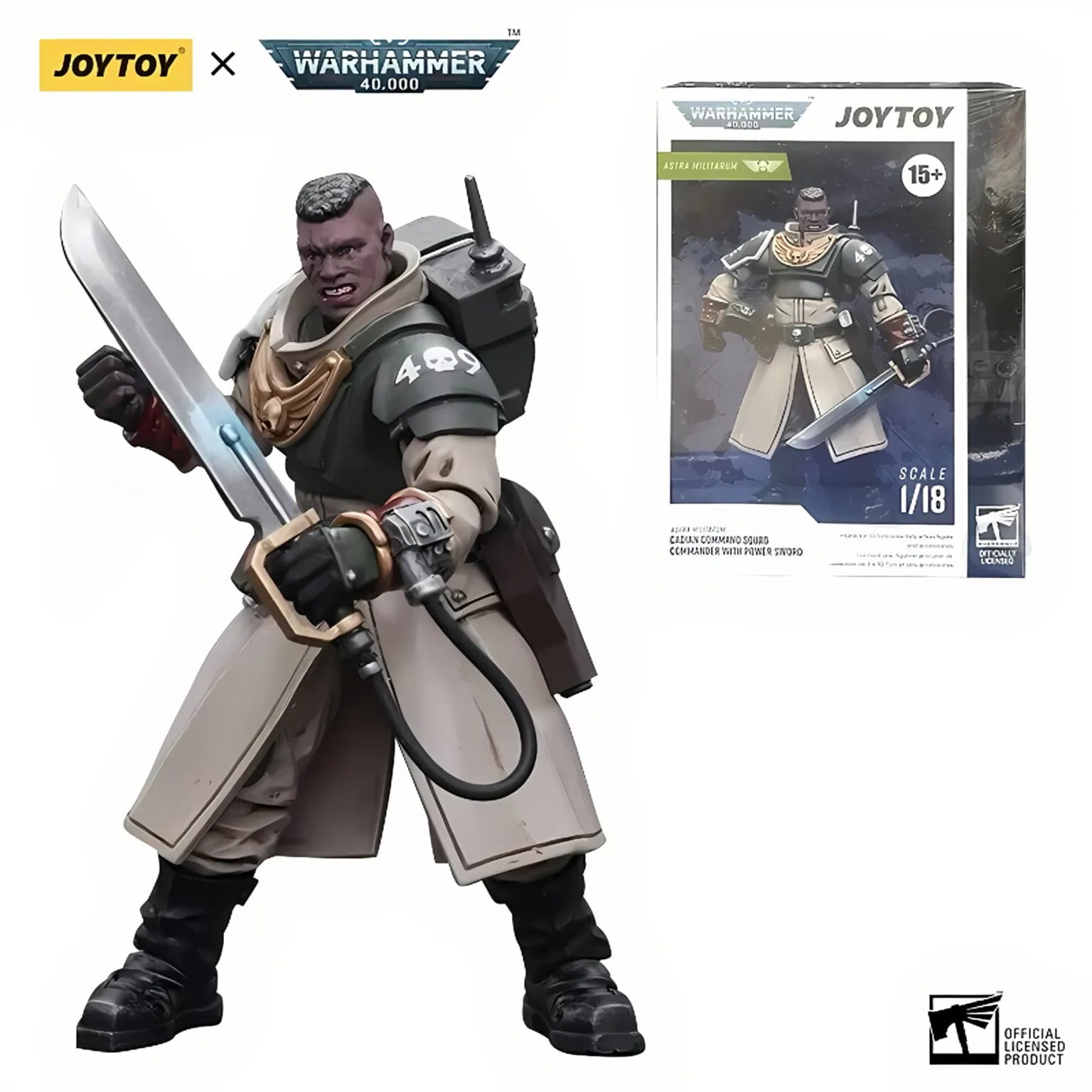 1/18 JOYTOY Action Figure 40K Astra Militarum Anime Model Toy