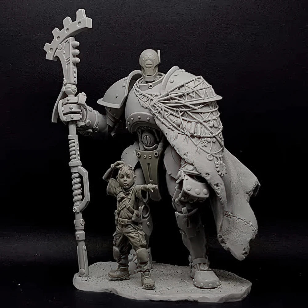Resin Model figure, GK, 1/24 Guardian, Fantasy theme, Unassembled and unpainted kit