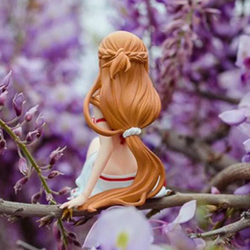 13cm Sword Art Online Anime Peripheral Yuuki Asuna PVC Action Figure Desktop Decoration Collection Model Doll Toy