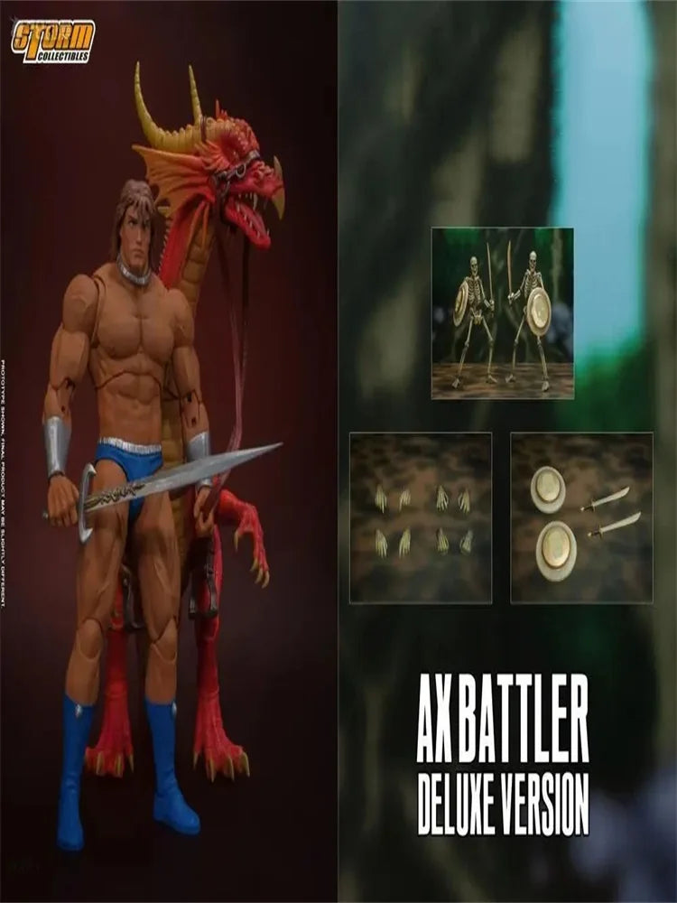 Storm Toys 1/12 AX BATTLER AND RED DRAGON Skeleton Soldier Set 6" Action Figure Model ToyIn Stock Collection
