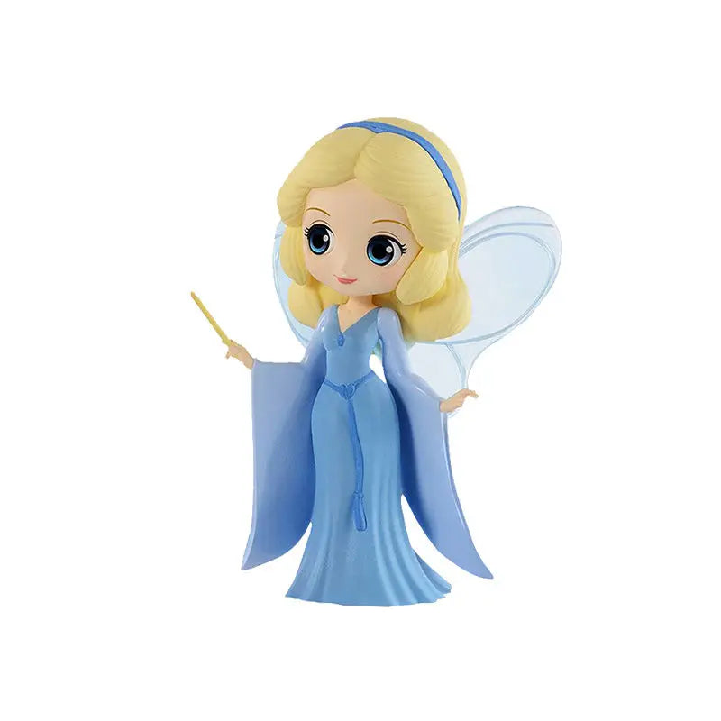 Bandai Original Disney Anime Figure Sitting Villain Doll Q Version Kids Toys Home Decoration Girl'S Birthday Model Toys Gifts