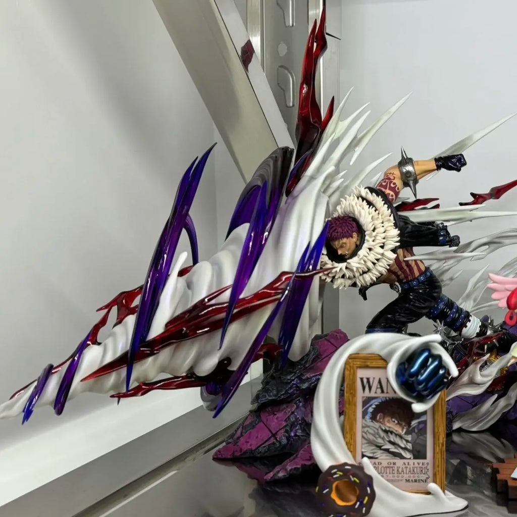 Anime One Piece Figur Charlotte Katakuri Actionfigur Anime Figur Gk Figur Modell PVC Statue Sammlung Spielzeug Puppe Geschenk