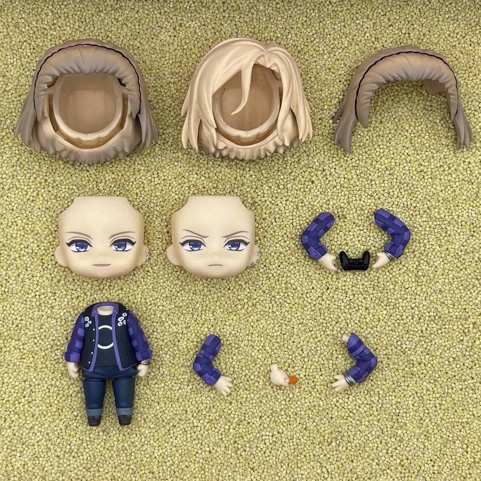 chunyuanbailai GSC Clay Man Face doll face hair doll accessories