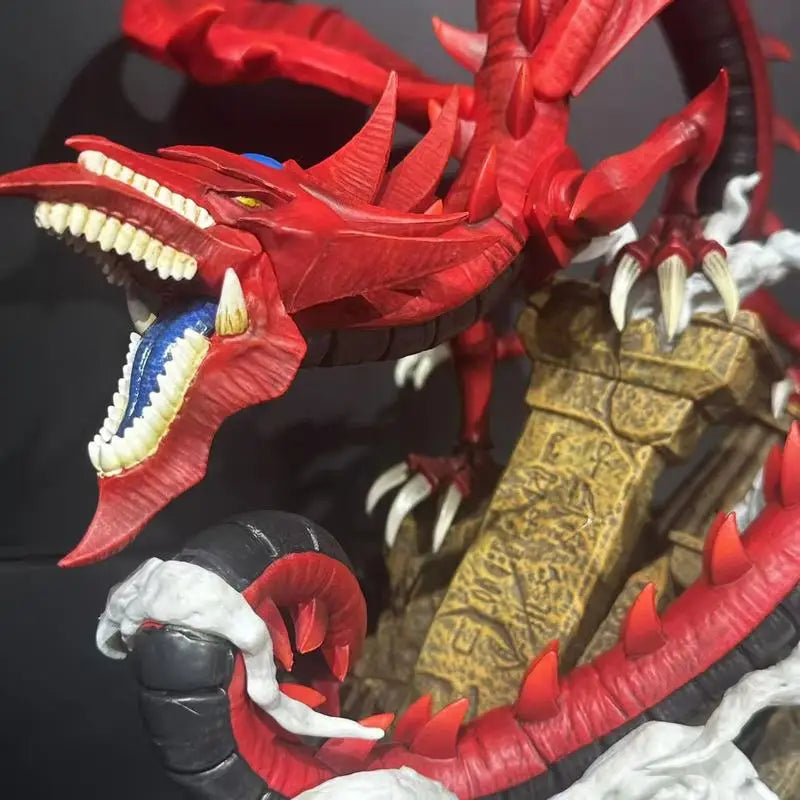 32CM Yu-Gi-Oh Figur Slifer der Himmelsdrache Anime Duel Monsters Action Figur LEGION PVC Gk Statue Modell Puppensammlung Spielzeug