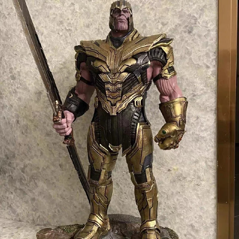 Avengers Gk Standing Thanos Resin Statue Figure Desktop Ornament Art Collectible