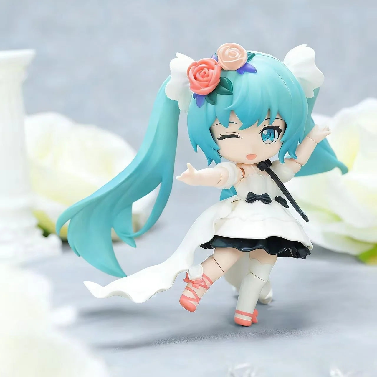 In Stock BLOKEES Qi Yu Ji Q Hatsune Miku The Future Is with You Figure Model Peripheral Action Figure Collection Gift