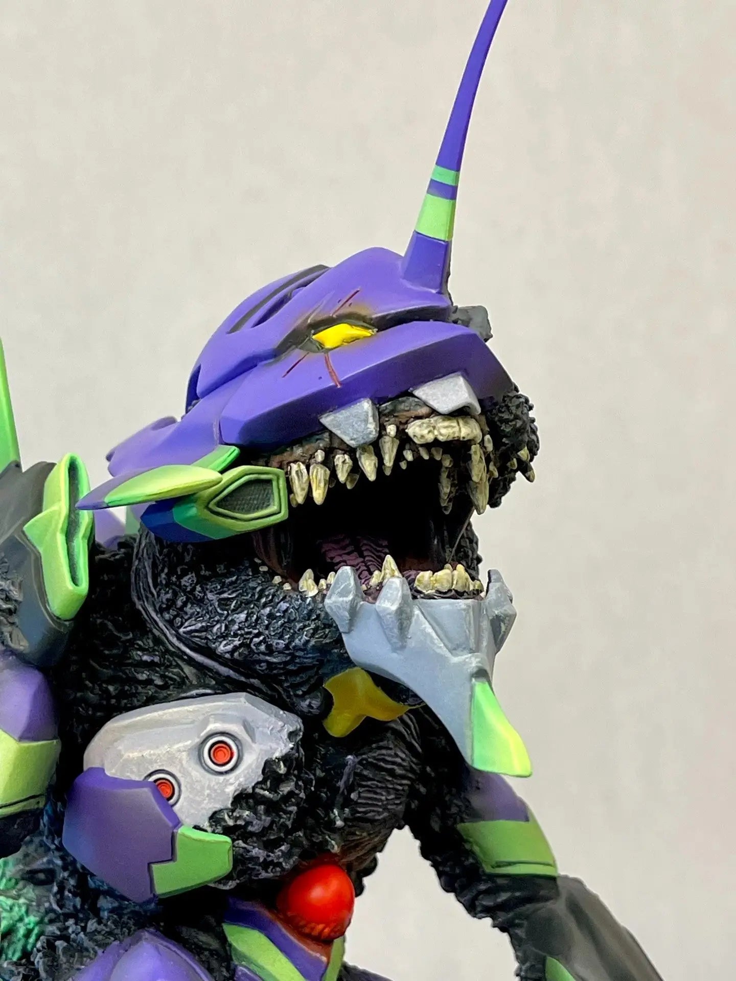 In Stock Originate BANDAI X-plus DF EVANGELION Unit-01 THE G AWAKENS EX Movability Model Toys Godzilla EVANGELION-01 Q edition