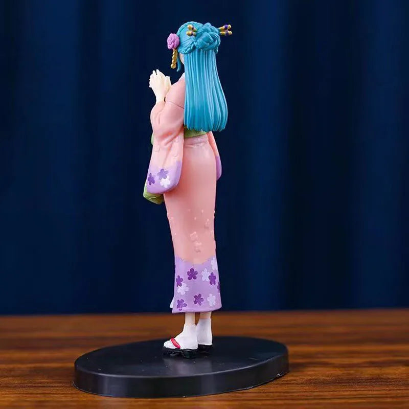 17cm One Piece Anime Figure Standing Posture Model Ghost Island Kimono Girl Statue Doll Model Desktop Decoration Gift