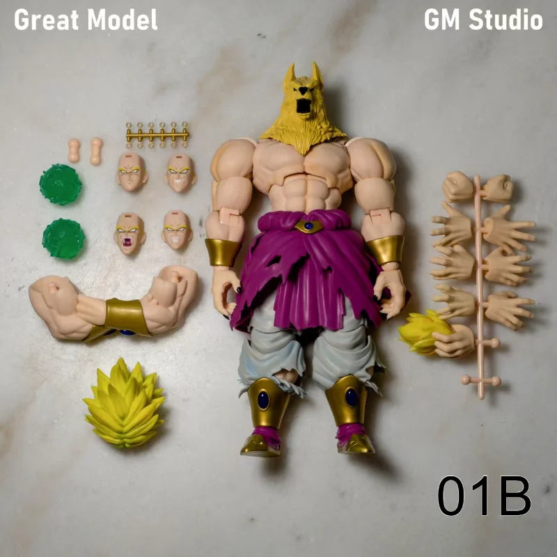 [24 hours Shipped] Great Model GM Studio New Beast God Kong Dragon Ball SHF Broli Super Saiyan Nordic God Fenrir 01A 01B Toys