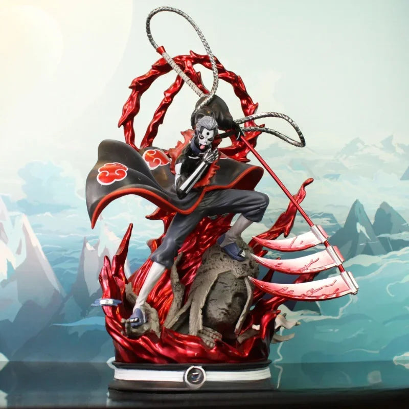 36 cm Hidan Akatsuki Böser Gott Form Figur Animation Peripherie Spielzeug Sammlungen Desktop Ornament Handwerk Modell Urlaub Geschenke Spielzeug