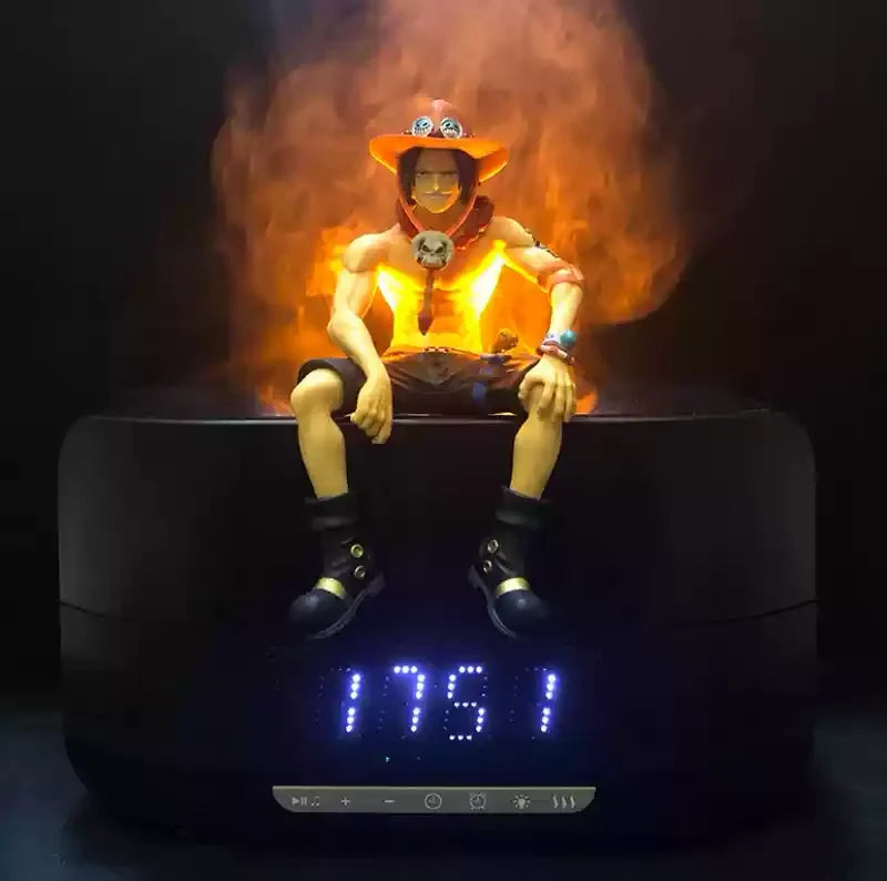 Anime-Figur Modell Spielzeug NARUTO One Piece Anime Figur Bluetooth Lautsprecher Luftbefeuchter Multifunktions-Flammenlampe Figur Heimdeko