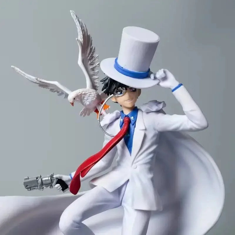 In Stock Detective Conan Kaito Kid Gk Kaito Kuroba Pvc Anime Character Figurines Model Kit Desktop Ornaments Decoration Genuine