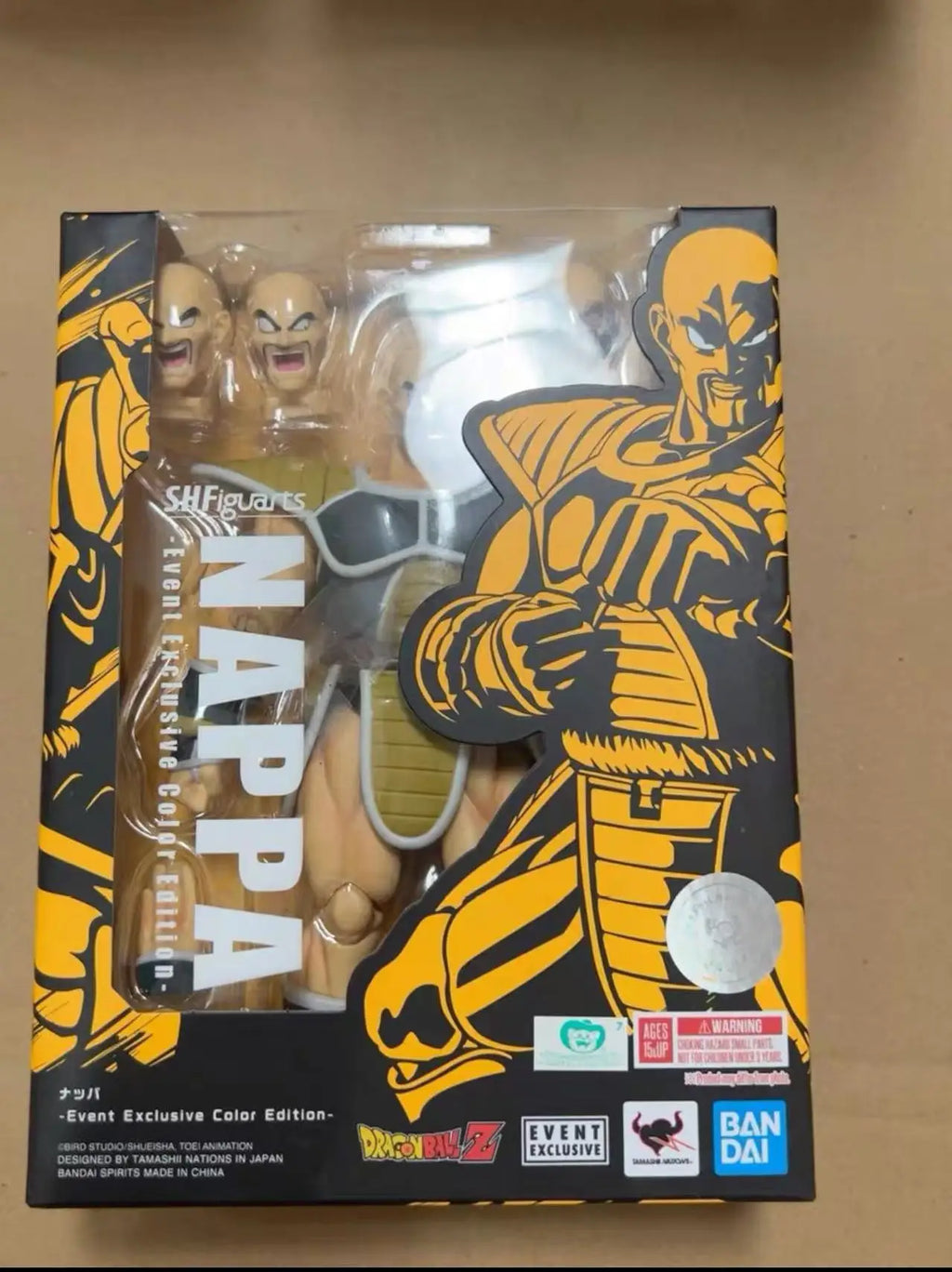 Bandai SHF Dragon Ball Saiyan Naba NAPPA Special Color 2021 CJ Venue Limited
