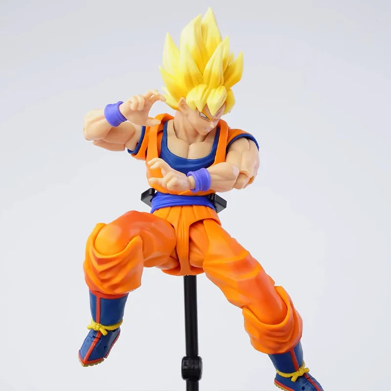 In Stock BANDAI Original Box S.H.Figuarts SUPER SAIYAN SON GOKU THE GAME BEGIN VEGETA SHF Action Figure Model Toy Gift for Kids