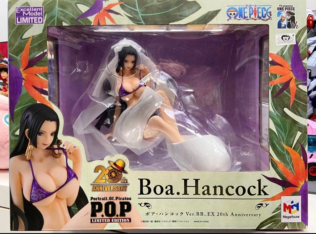 MegaHouse  POP "Limited Edition" Nico Robin Boa.Hancock Nami Ver.BB Handmade Model Anime Character Figurines Collectible