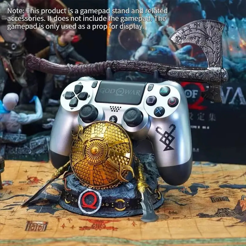 Leviathan Axe Controller Stand Resin Statue Game-Themed Model Accessory for PS4/PS5 Gaming Decoration Joystick Holder