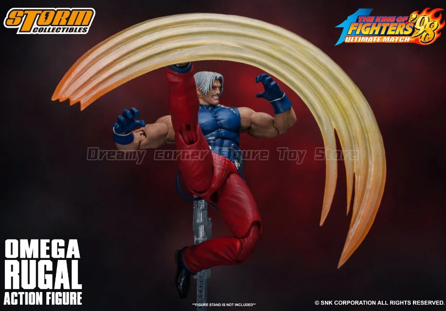 【In Stock】Original STORM COLLECTIBLES KOF98 OMEGA RUGAL 1/12 Action Figure Toy Model Gift Collection