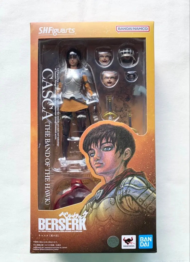 In Stock BANDAI Berserk S.H.Figuarts Casca Caska The Band of The Hawk Anime Action Figures Collection Model Toys Gifts For Kids