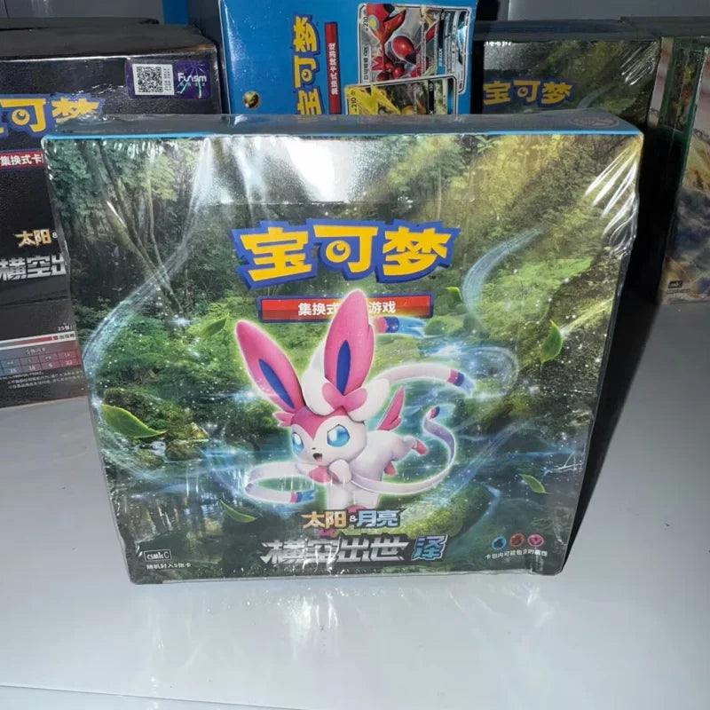 100% New Original Pokémon Card Anime Trade Game Ptcg Sun&Moon Simplified Chinese All Series Cards Booster Pack Collection Gifts
