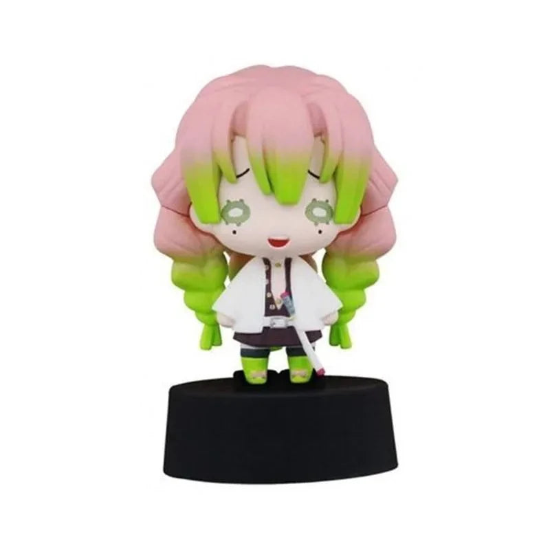 Demon Slayer Kimetsu No Yaiba Infinity Castle Gashapon Q Version Mini Drummer Figurine Iguro Obanai Action Figure Model Toys
