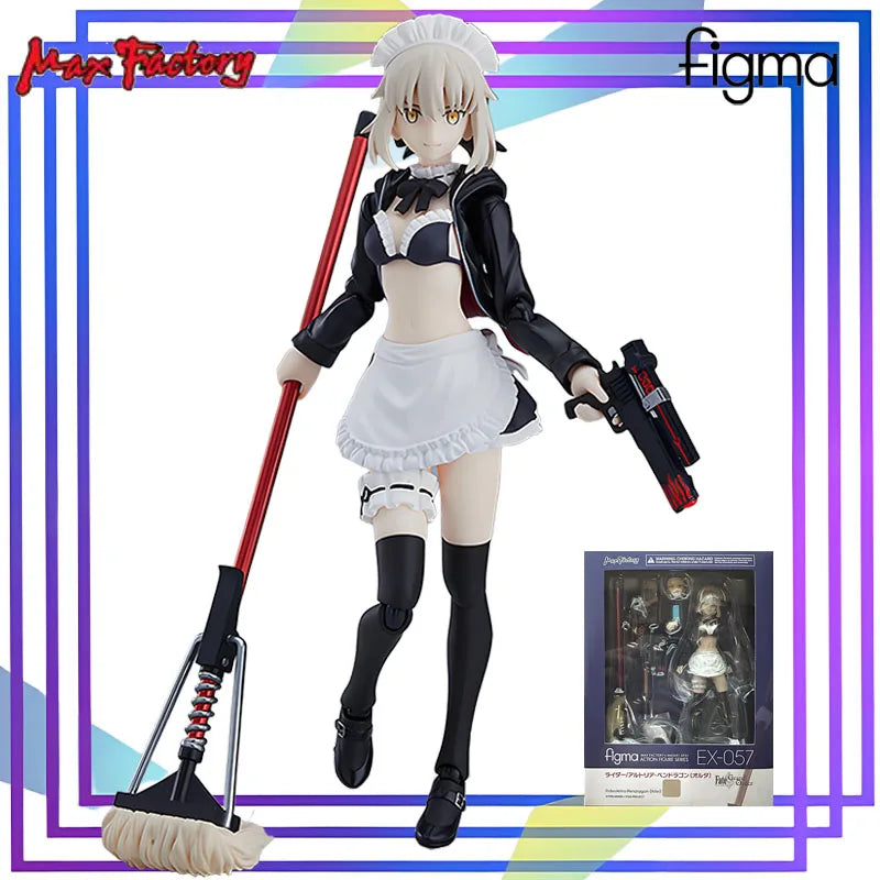 Max Original Figma Series《Rider/Artoria Pendragon [Alter]》Anime Action Figure Assembly Model Toys Collectible Model Ornaments