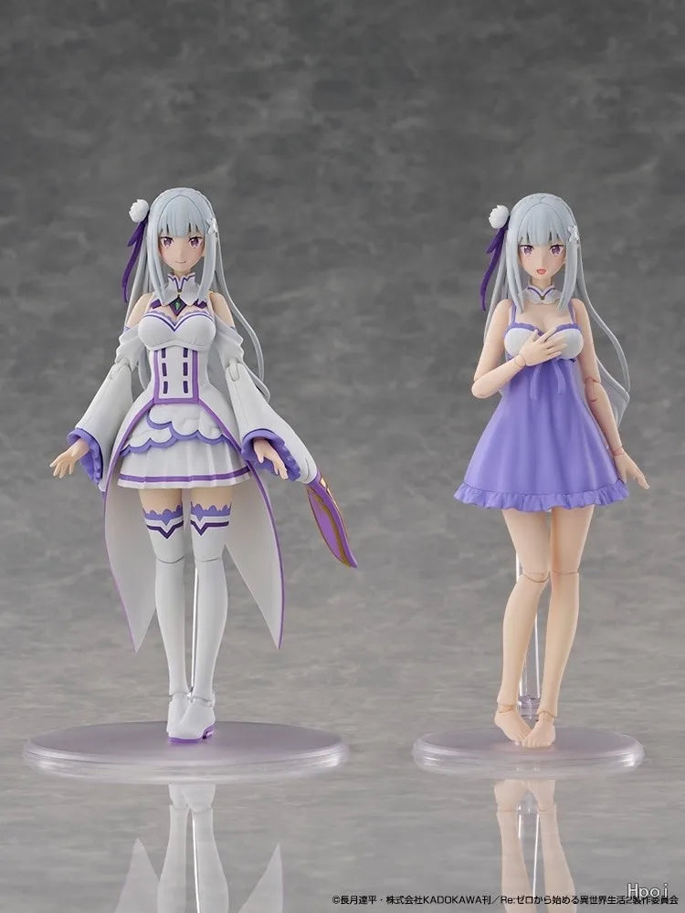 KADOKAWA Plastic Model Re:ZERO Emilia DX Ver. Swimsuit & Gown Dual Body Pre-colored Ready Stock