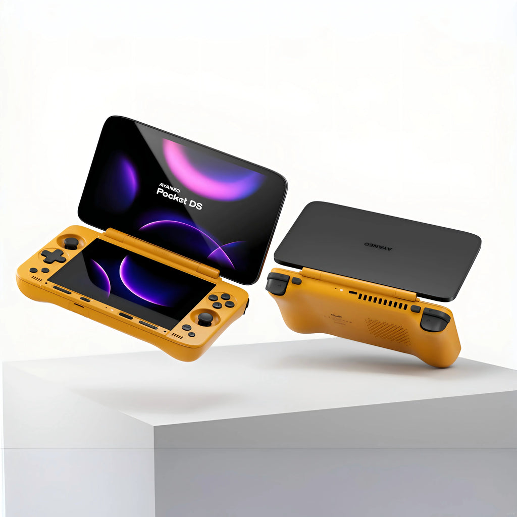 in stock AYANEO POCKET DS Flip up Dual Screen Android Palm Phone 7-inch OLED 165HZ High refresh Screen G3X