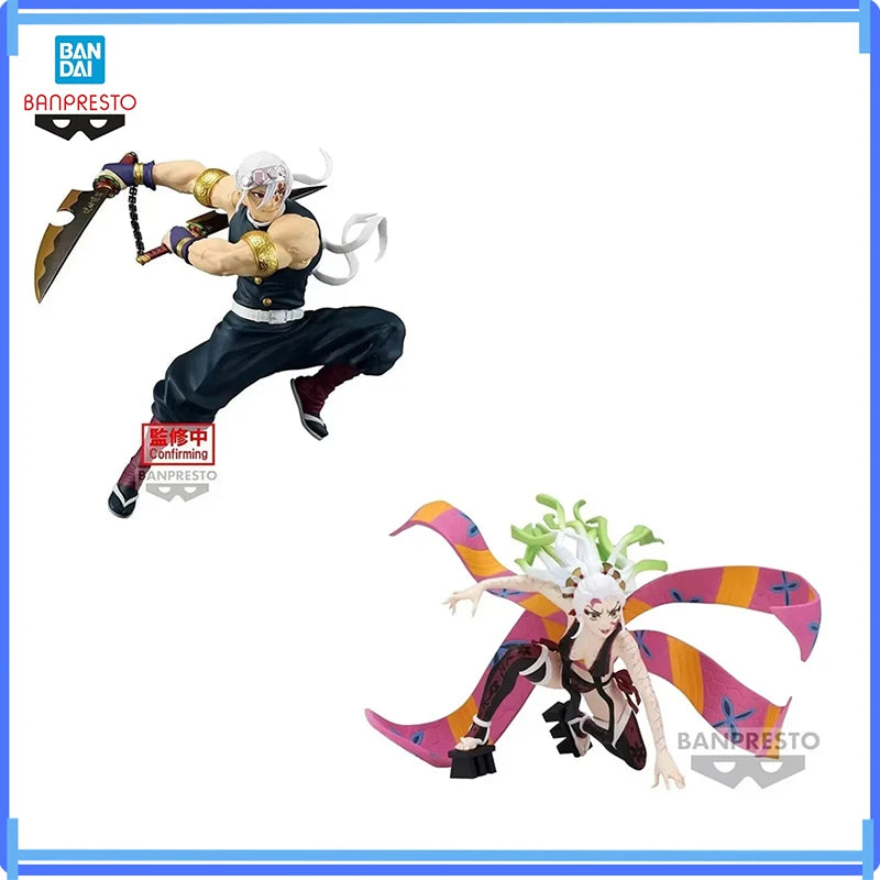 Original Banpresto Demon Slayer :Kimetsu no Yaiba Rengoku Kyoujurou Uzui Tengen Daki Anime action figure model boxed toys Gift