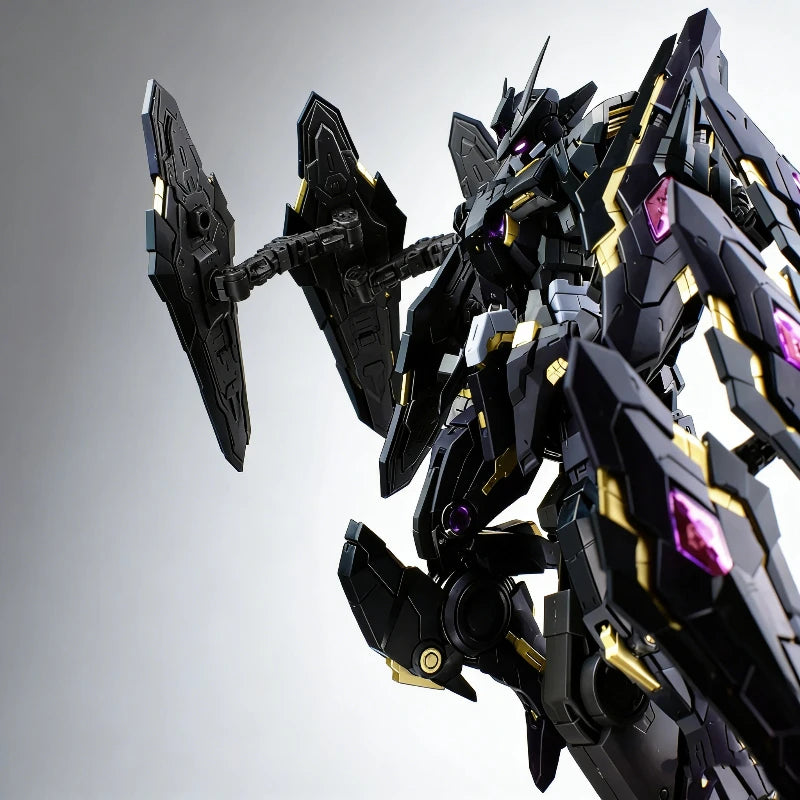 IronToys Star Fall 1/100 Mecha Model Kit Alloy Frame Assembled Toy Action Figures With Display Base Stand Desktop Decor Boy Gift