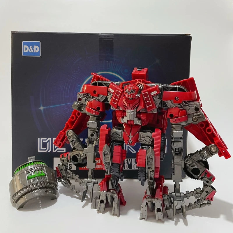 H6001-8B Anime Devastator Transformation Toys TAIBA BMB 8 IN 1 Action Figure Model KO GT Truck Crane Robot Car Kids Boy Gift