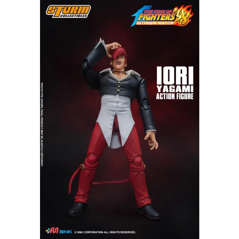 Storm Toys Original 1/12 King of Fighters 98 LORI Hachinohe Purple Special Edition KOF98 Game Mobile Doll Model Handmade Toy