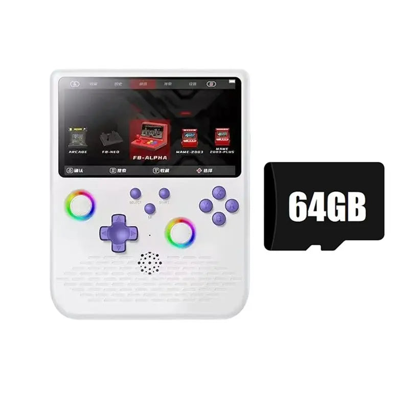 Promotion H5 Retro Handheld Game Console 64G 15000+Games 5.0Inch Screen Portable Game Player Support 34 Types Of Simulators A