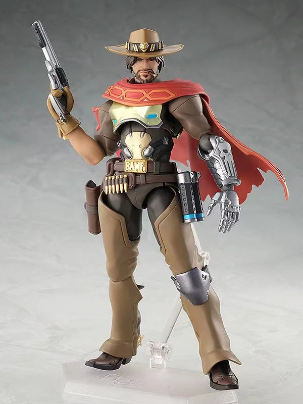 In Stock 100% Original Overwatch Figma Action Figures OW2 Genji Widowmaker Anime Figure PVC Collectible Model Toys Ornaments