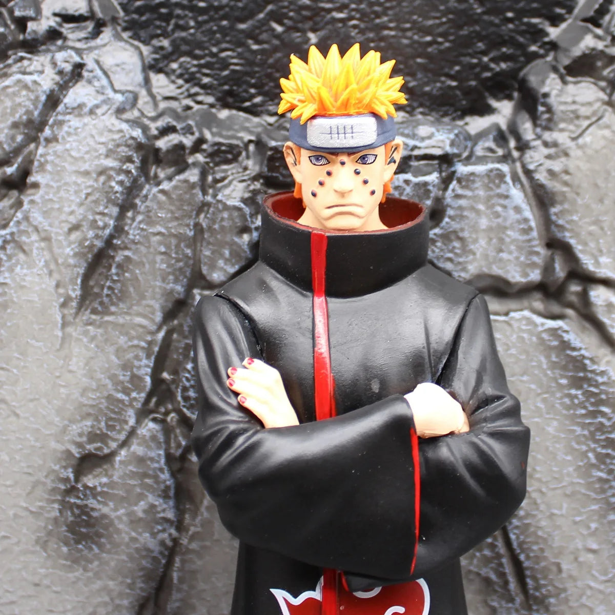 Naruto Akatsuki 37cm Anime Action Figure Set - Uchiha Itachi Madara Konan Hidan - 6 Pcs Ninja Collection Toy Model Decor Gift