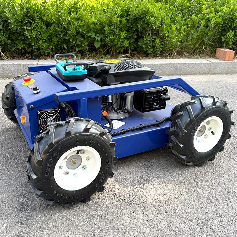 CustomizedRemote Control Lawn Mower Brush Cutter Engine Lawn Mower Caterpillar Lawn Mower