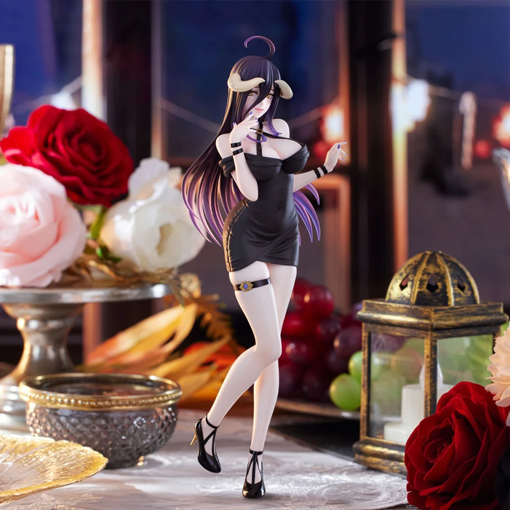 Anime Figure Albedo full dress action figures Abledo Figurine Doll PVC Toy Model desktop decoration Collection Statue Gifts 21cm