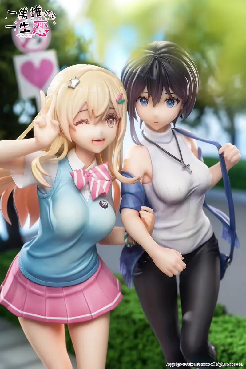 Original in Stock APEX Oshirabu:waifus Over Husbandos Hayahoshi Akuru Furutachi Ren Kurumizawa Koibito Anime Action Figurine Toy