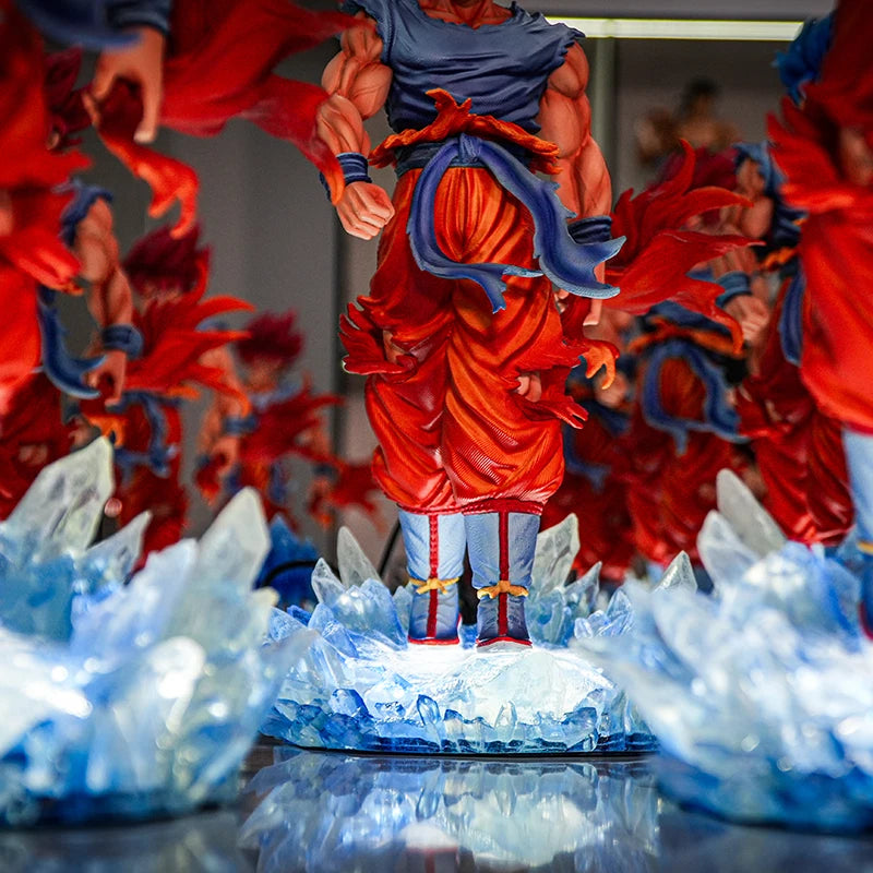 Jt Statue Dragon Ball Z Son Goku Figur Goku Blau Jt Led Base Super Saiyajin Actionfiguren Sammlung Modell Spielzeug Geschenk