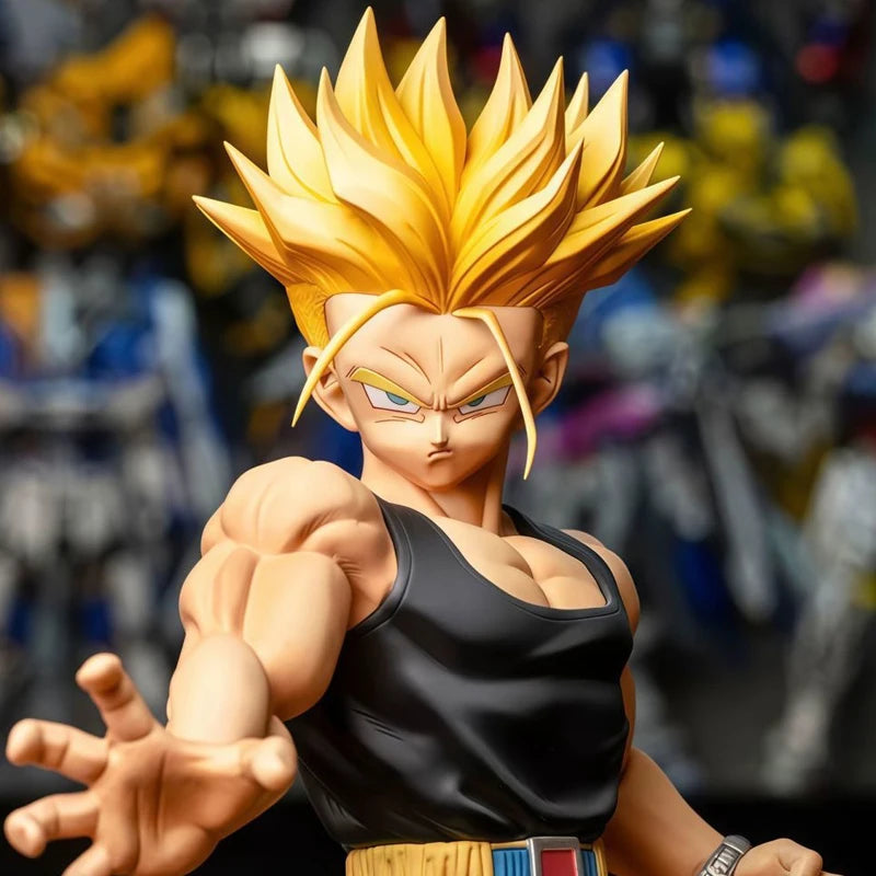 Neue Dragon Ball Anime Figur Trunks Figuren Saiyan Torankusu Figurine Modell Statue Puppe Sammlung Dekoration Spielzeug Jungen Geschenk
