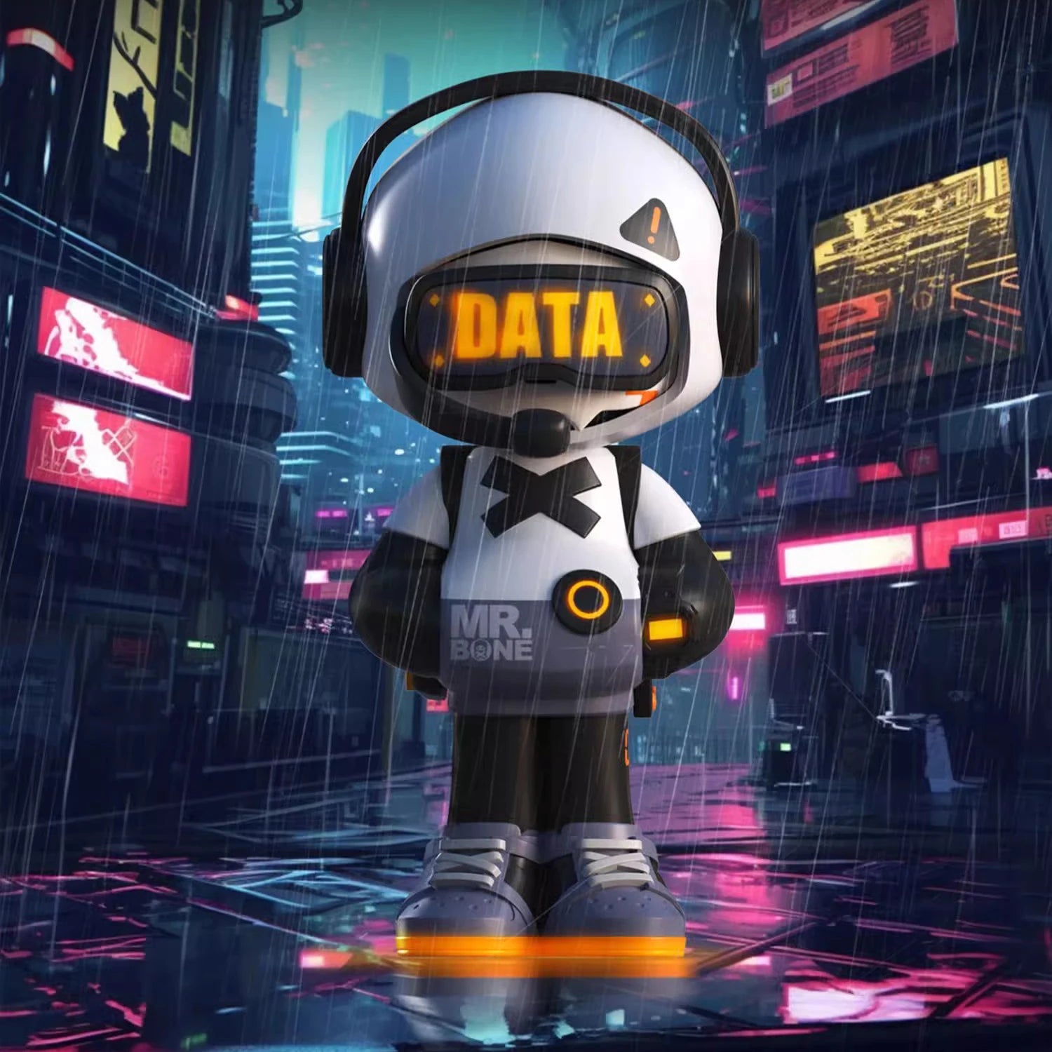 Mr.Bone Mini 2 Generation Time Traveler Series Caixa Caja Dolls Gift Anime Action Figure Toys Desktop Ornament