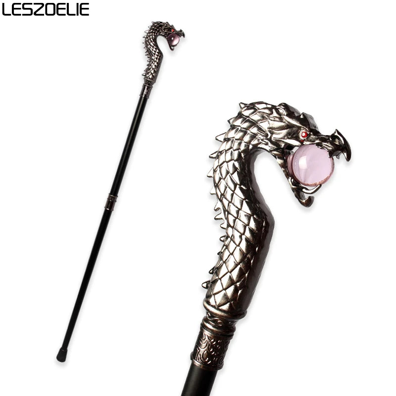 10 Colors Dragon-Head Fashion Walking Cane Men And Women Walking Stick Luxury Decorative Party Cane Vintage Walking Stick