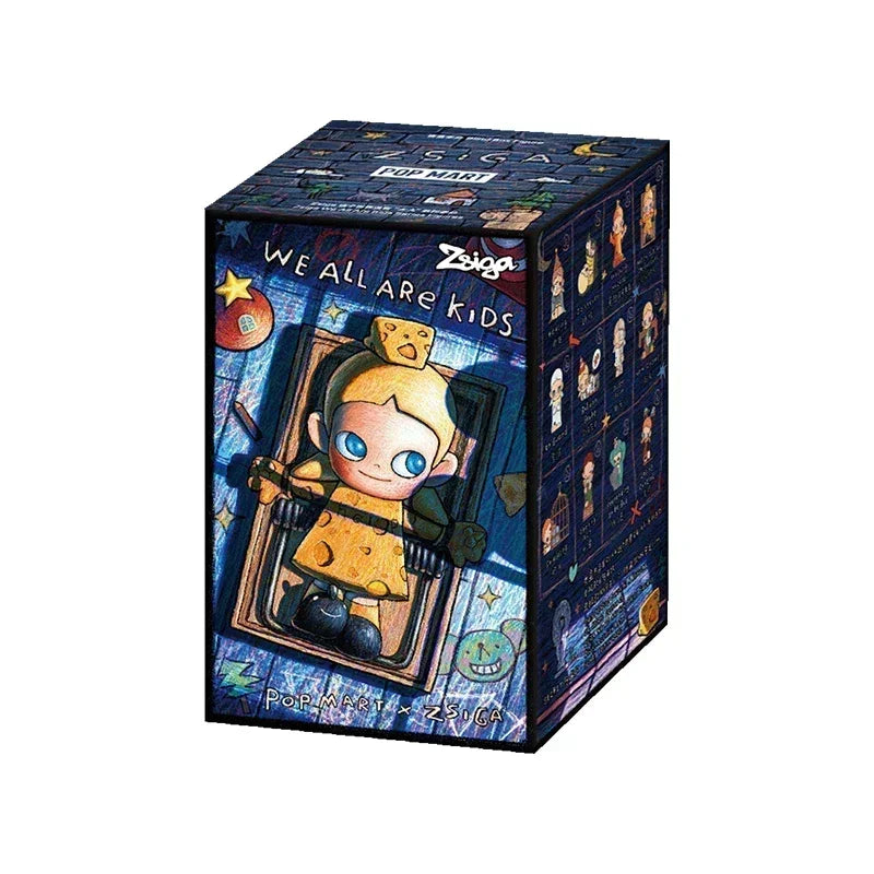 POP MART Zsiga We All Are Kids Series Blind Box Toys Kawaii Anime Фигурка Анимационен Модел Изненада Кутия Мистериозна Кутия