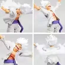 SHF One Piece Monkey D Luffy Gear 5 NIKA Anime PVC Action Figure Model Toys Gifts
