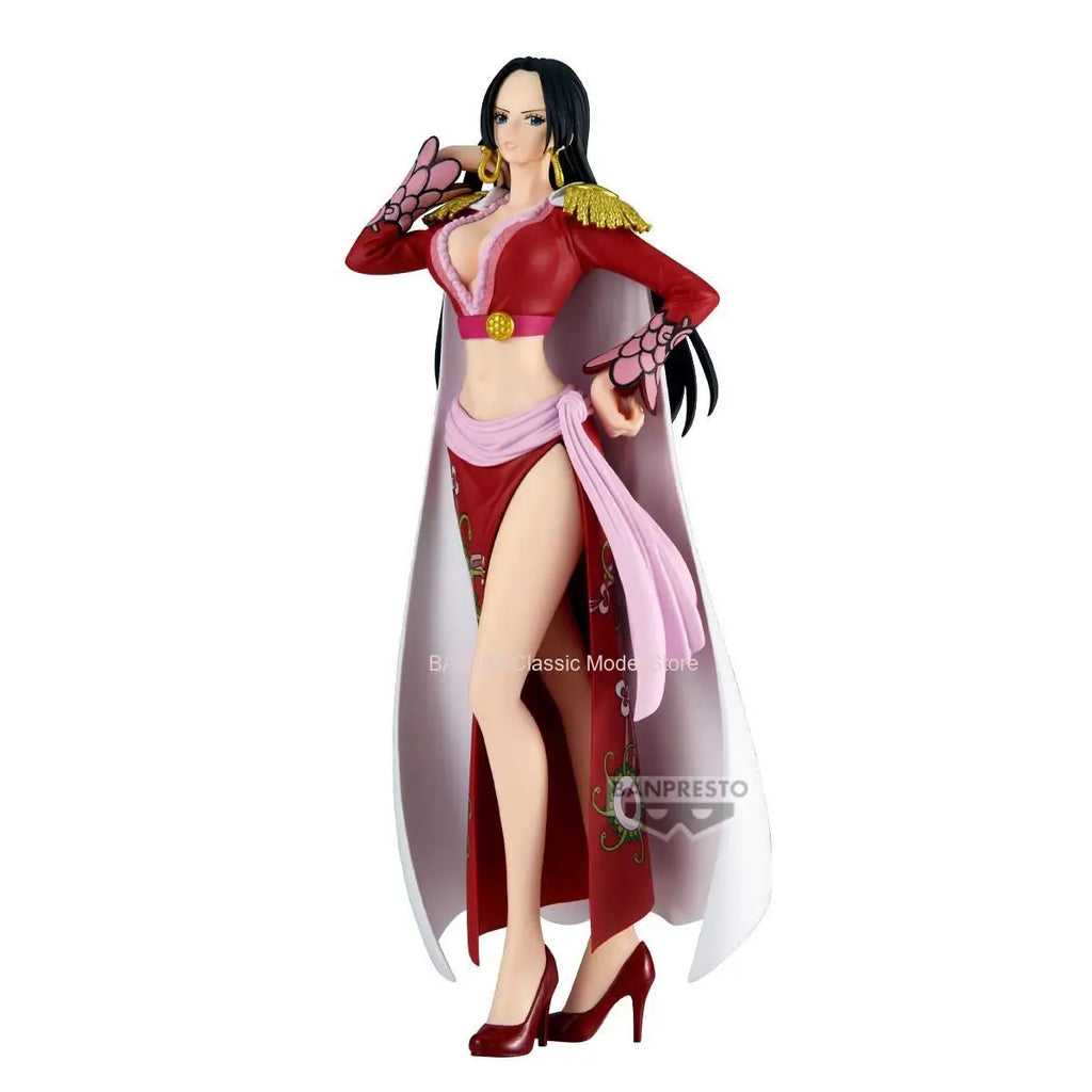 100% BANDAI Banpresto Original Anime One Piece GLITTER GLAMOURS Boa Hancock PVC Action Figure Collectible Model Toy Gifts