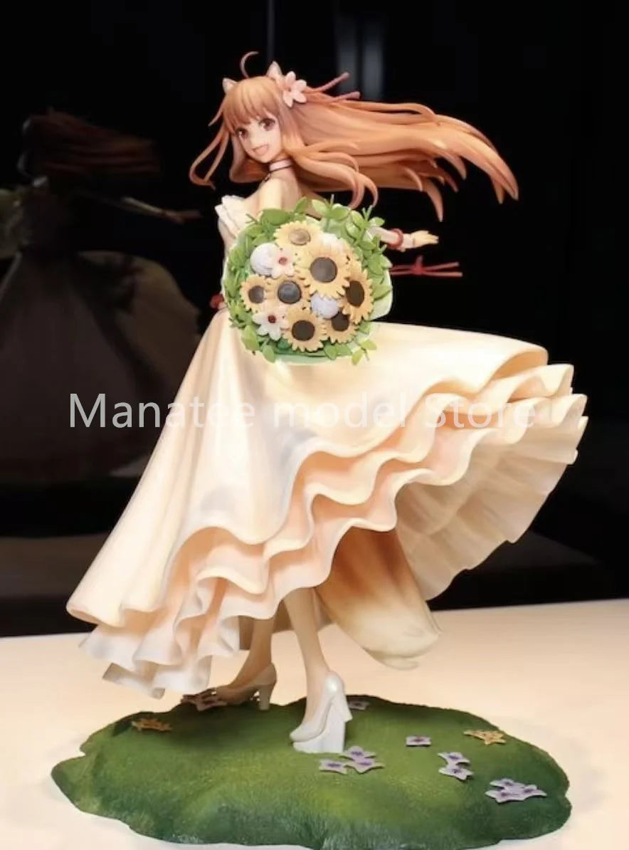 Myethos Original Spice and Wolf Holo Wedding Dress 1/8 PVC Action Figure Anime Model Toys Collection Doll Gift