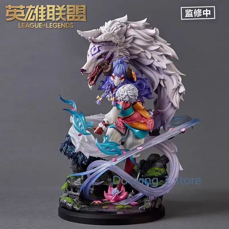 League of Legends Spirit Blossom Kindred 1:6 Скулптура на играта Официална периферна голяма украса на склад