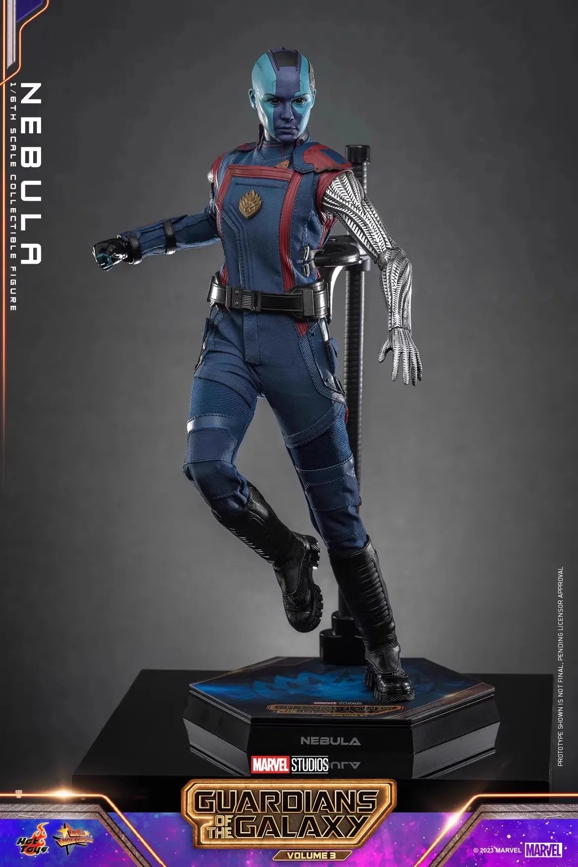 Hot Toys 1/6 Nebula Mms714 Guardians Of The Galaxy Vol. 3 Nebula (2.0) Anime Figure Collection Model Christmas Toy