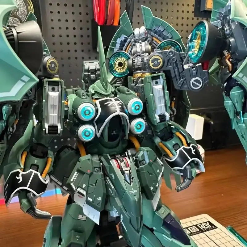 Osiris Aerial Dominator Mecha 1/100 Scale LED Lighting High Movability Collectible Action Figure for Aerospace Model Hobbyists