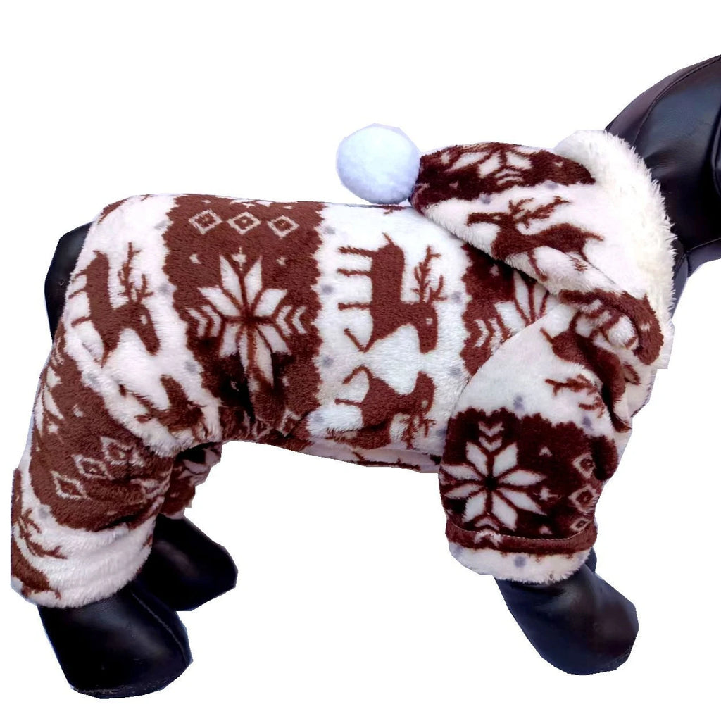 Hundekleidung Weihnachten Winter Warme Haustierkleidung Welpen Overall Hoodie Mantel Doggy Apparel Mascotas Kleidung Für Hunde Ropa Perro